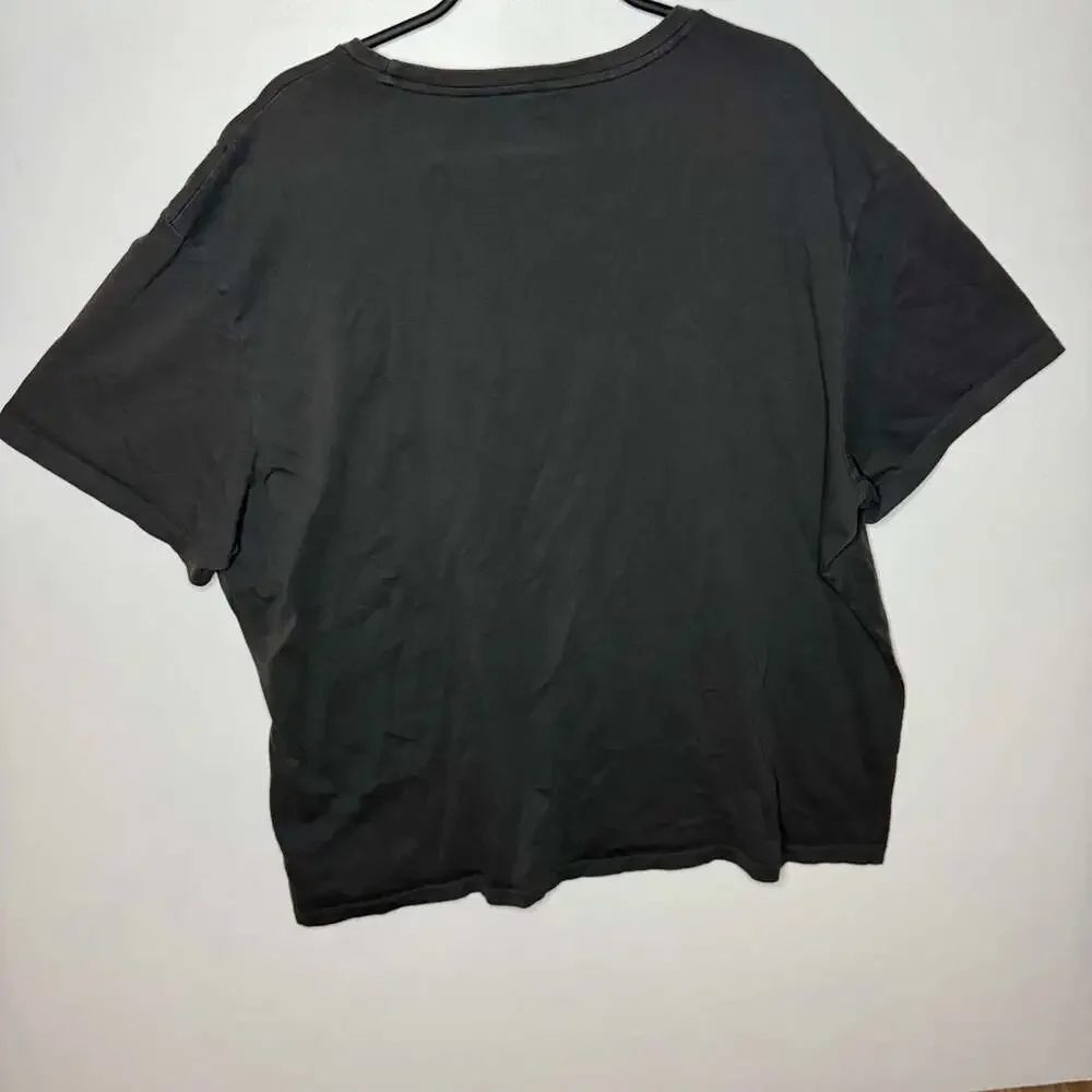 Polo Ralph Lauren Men's Black Crewneck T-Shirt with White Pony Logo XXL